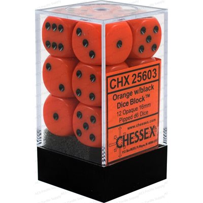 Dadi Chessex D6 Camouflage Urbano 16mm - Set Da 12 Dadi Poliedri CHX 25728