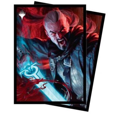 Magic: The Gathering - Innistrad Crimson Vow 100 Deck Protector Sleeves, Con Odric, Blood-Cursed, Tecnologia ChromaFusion, Finitura Opaca